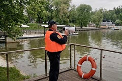 В выходные дни проверили пруды в округе