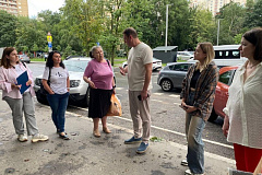  Глава управы района Марфино Игорь Мальцев провёл очередной плановый обход территории района